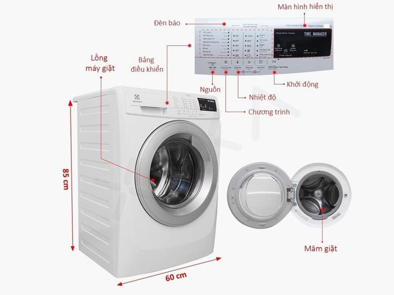 Máy giặt Electrolux 9.0 Kg EWF12944