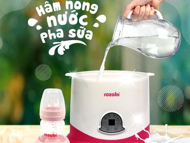 Giới thiệu máy hâm sữa Rozabi