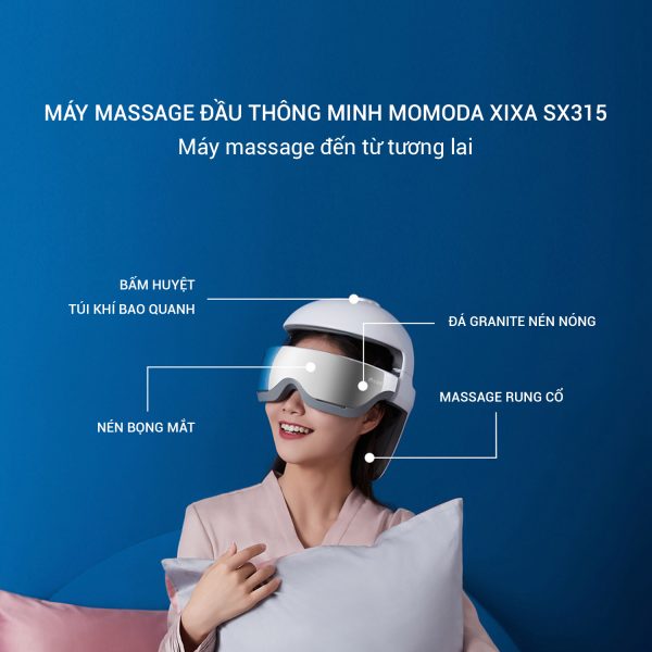 Máy massage đầu thông minh Momoda Xixa SX315 5